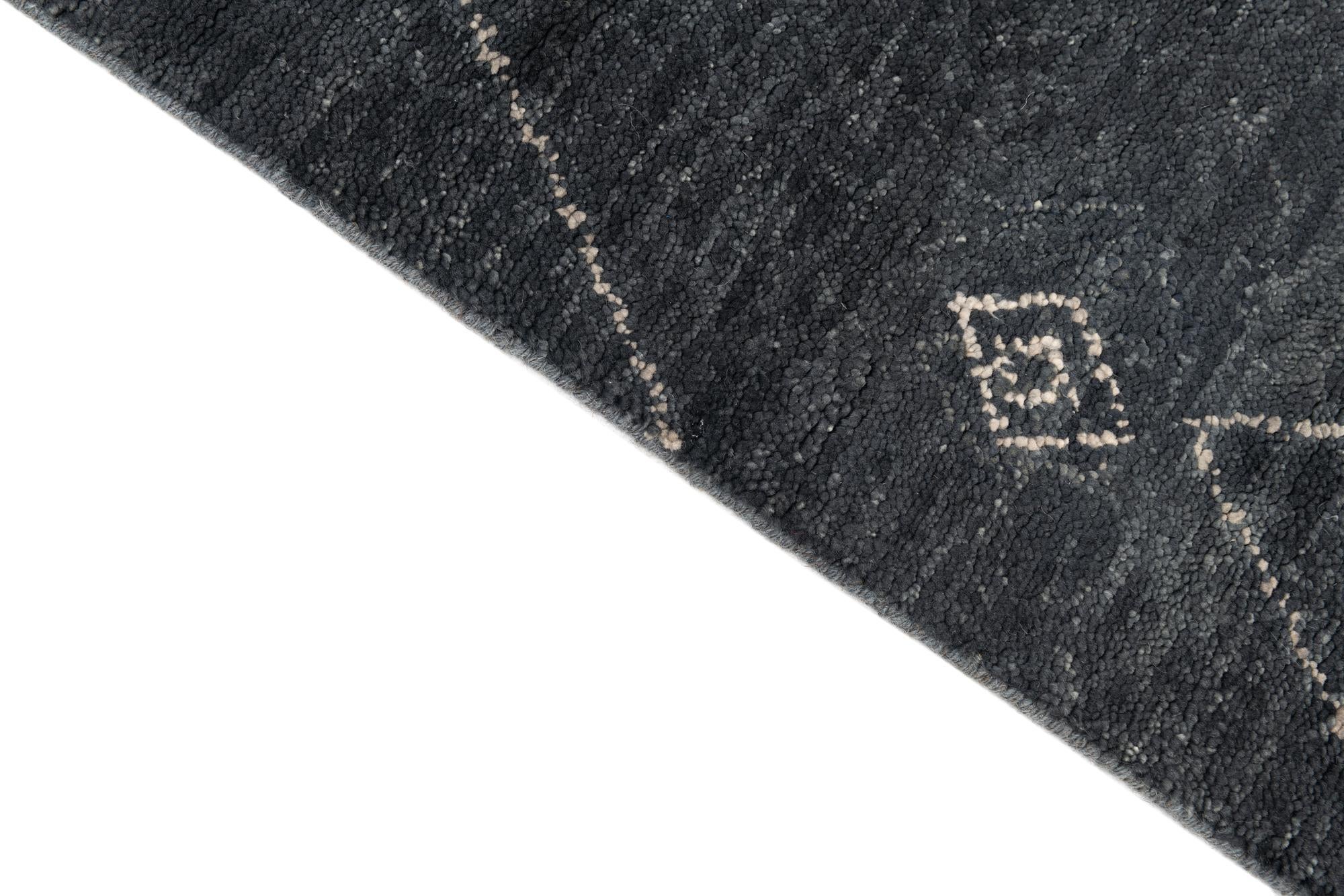 9' 3 x 12' 4 Hand Knotted Darya Wool Rug