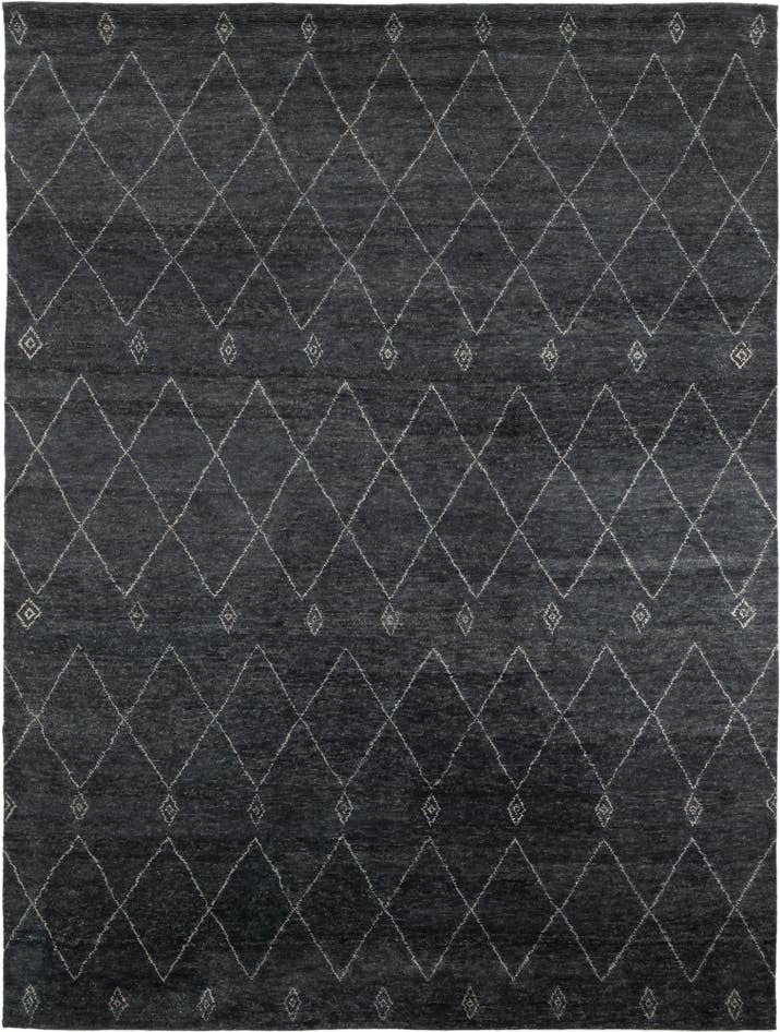 Detail image of 9' 3 x 12' 4 Hand Knotted Darya Wool Rug
