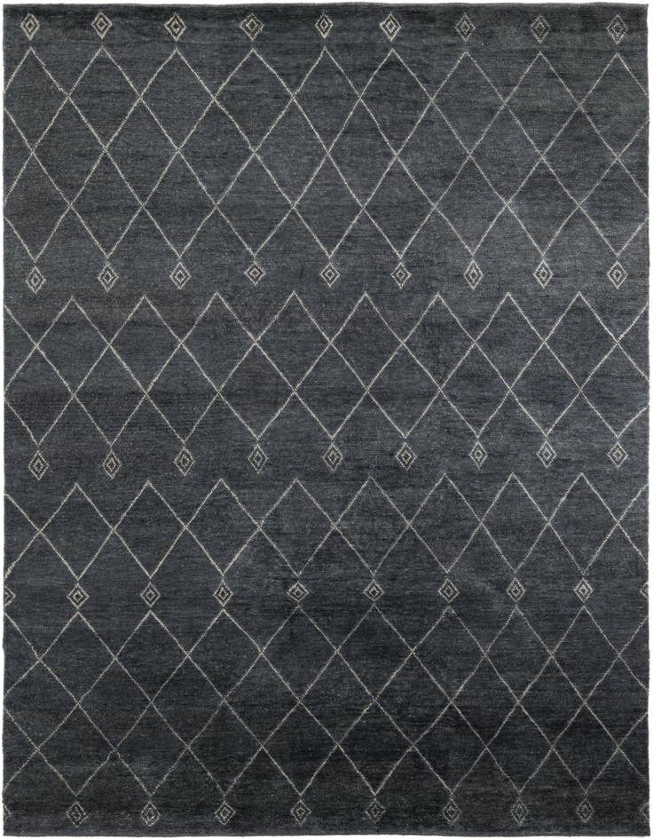 Detail image of 8' 1 x 10' Hand Knotted Darya Wool Rug