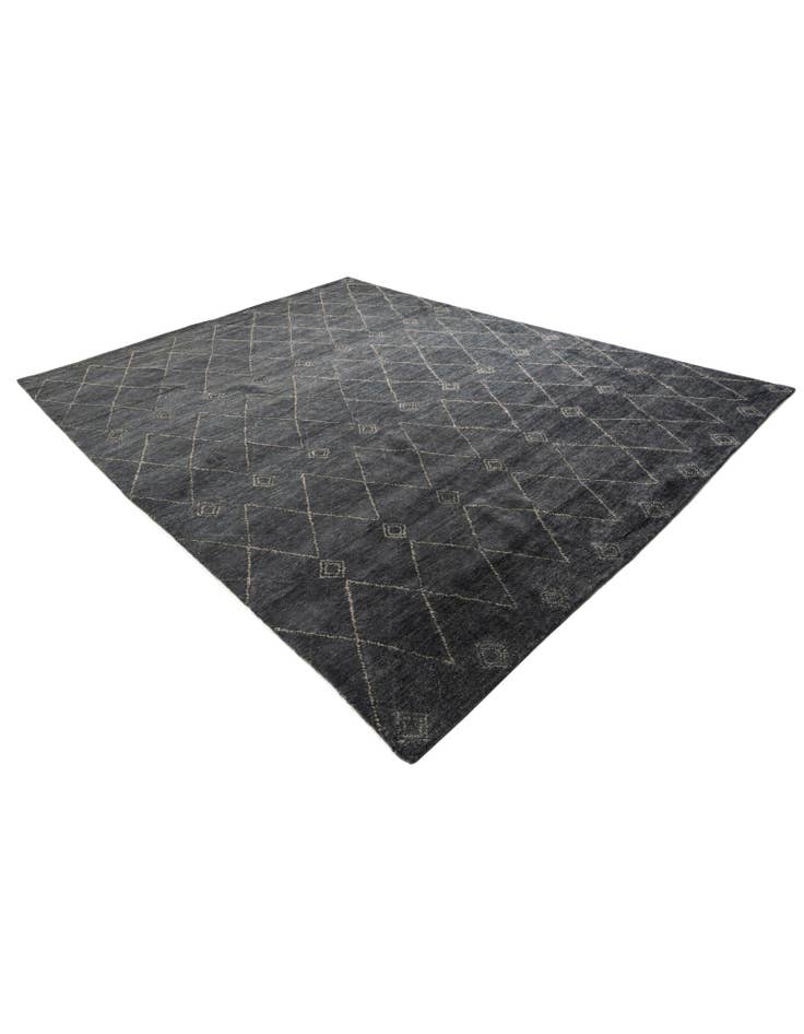 Detail image of 9' 1 x 11'  Hand Knotted Darya Rug