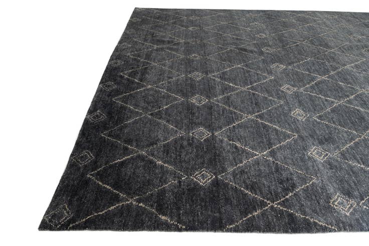 Detail image of 9' 1 x 11' Hand Knotted Darya Rug