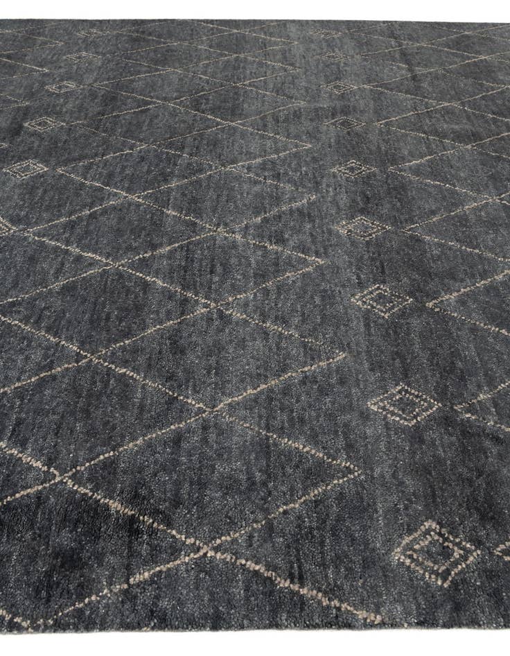 Detail image of 9' 1 x 11'  Hand Knotted Darya Rug