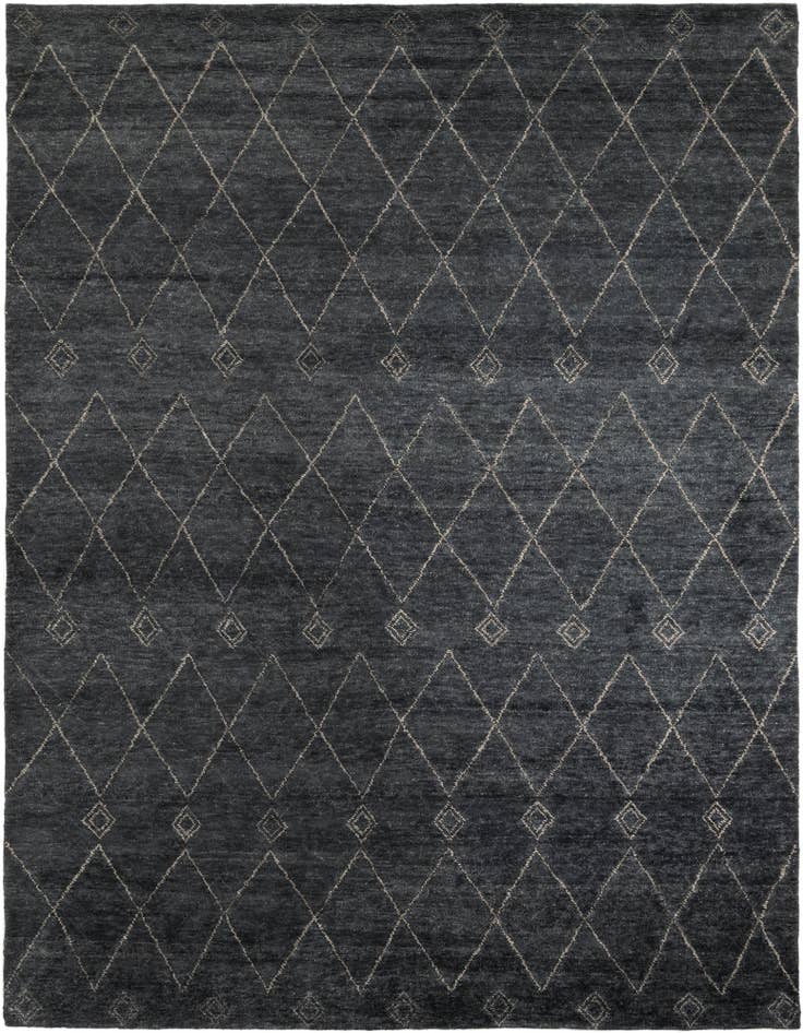 Detail image of 9' 1 x 11' Hand Knotted Darya Rug