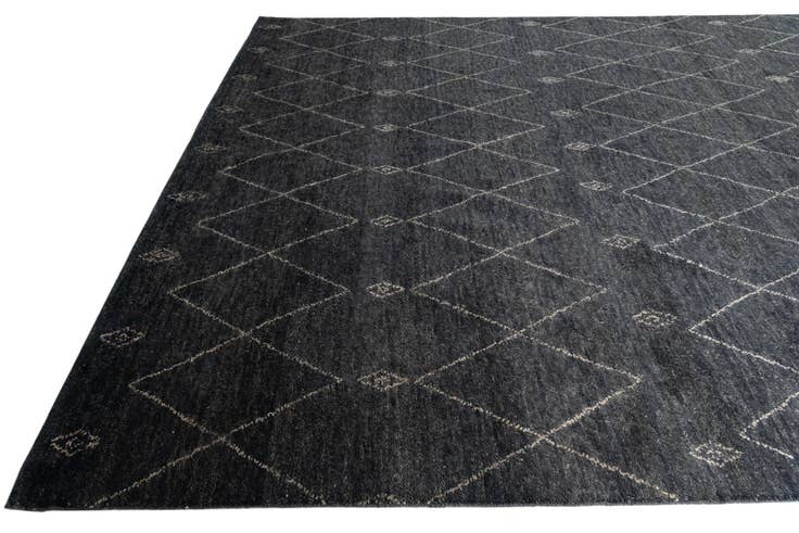 Detail image of 9' 4 x 12' 5 Hand Knotted Darya Wool Rug