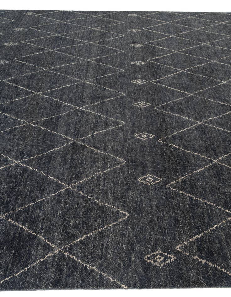 Detail image of 9' 4 x 12' 5  Hand Knotted Darya Wool Rug