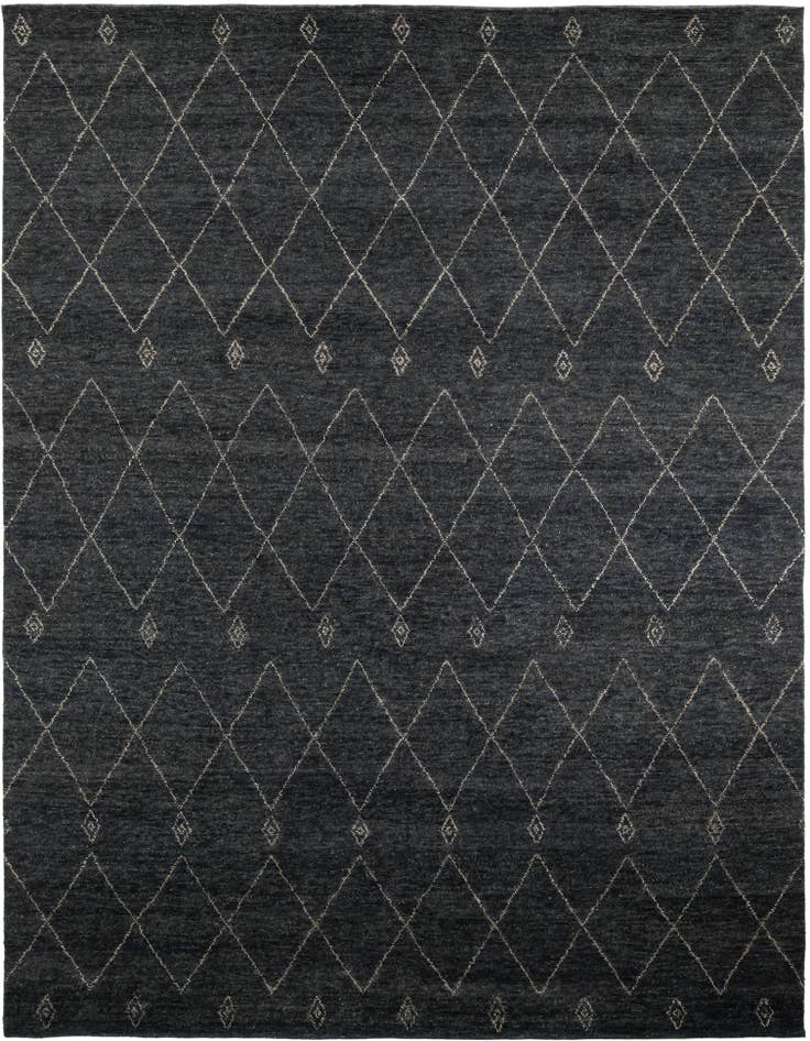 Detail image of 9' 4 x 12' 5 Hand Knotted Darya Wool Rug