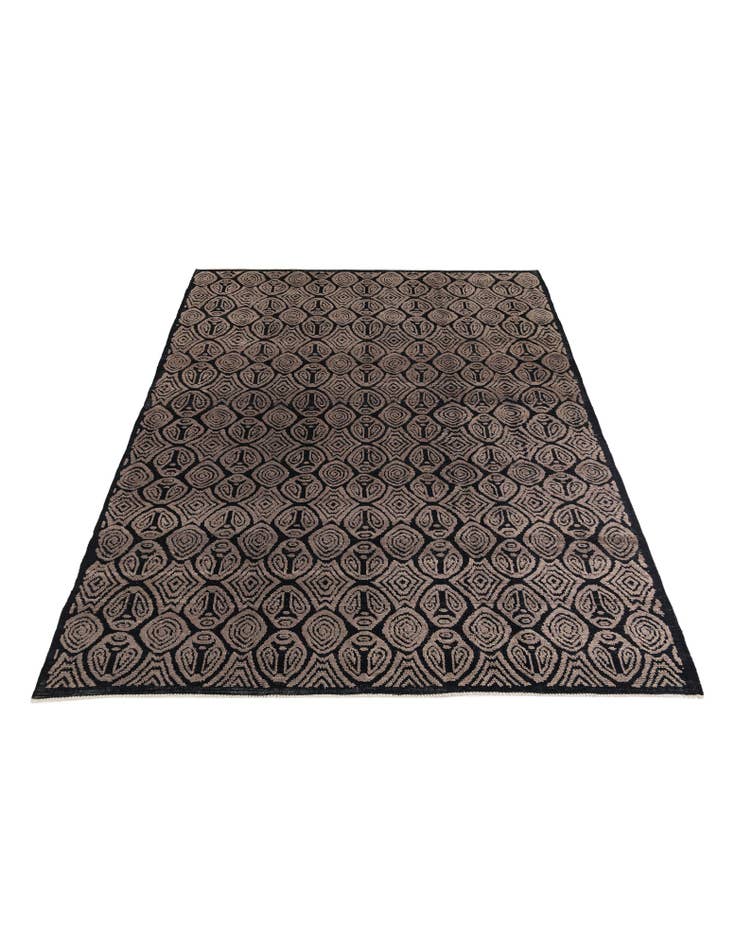 Detail image of 9' 5 x 12' 2 Hand Knotted Darya Wool Rug