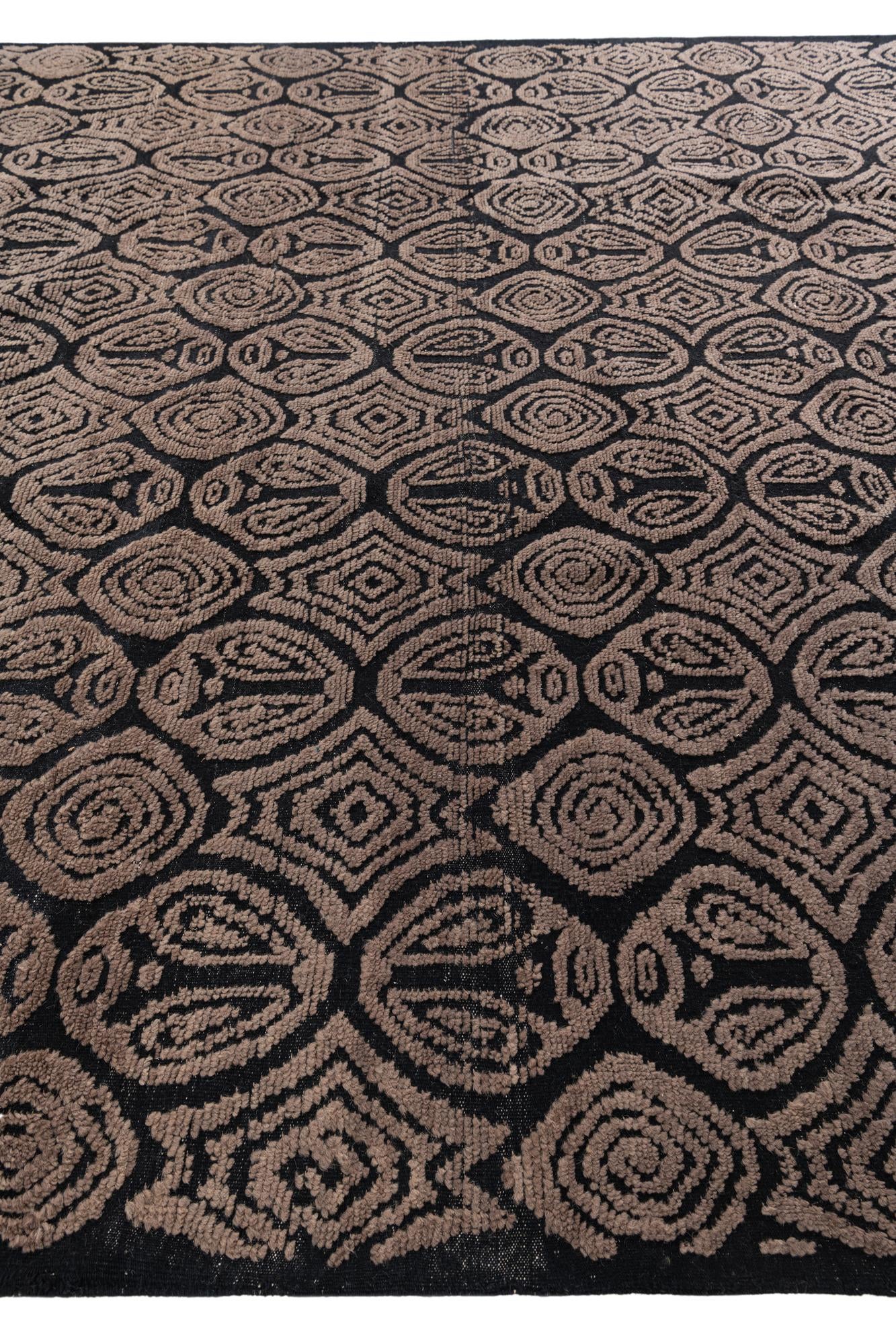9' 5 x 12' 2 Hand Knotted Darya Wool Rug