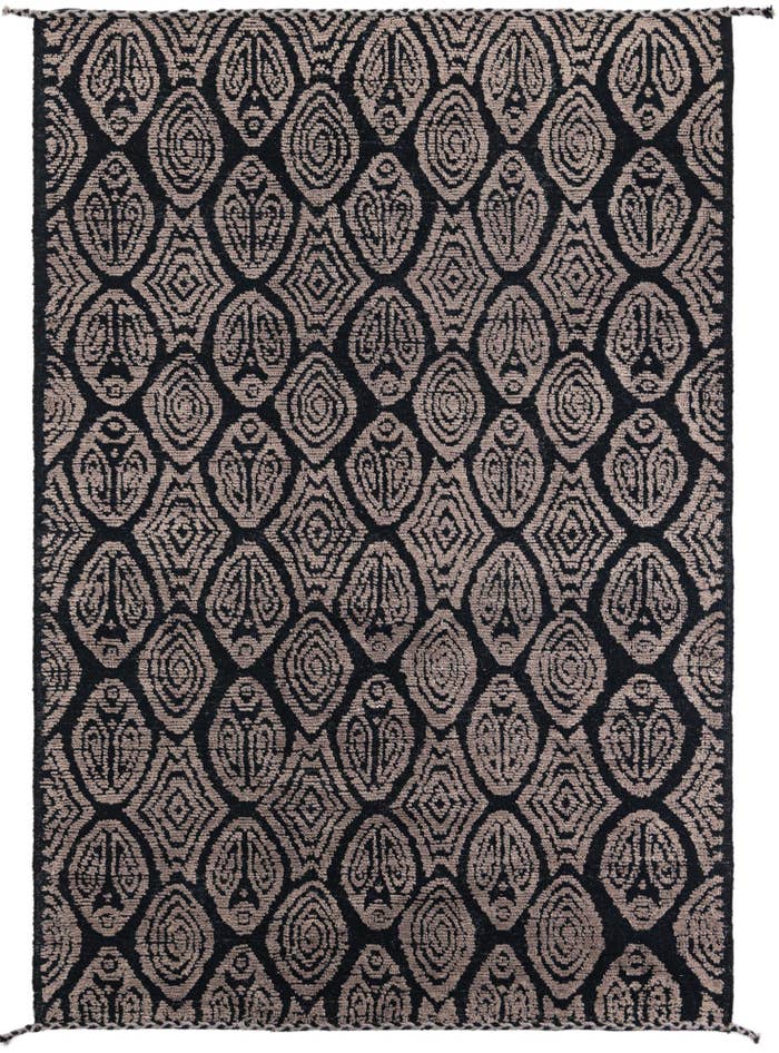 Detail image of 6' 5 x 9' 4 Hand Knotted Darya Wool Rug