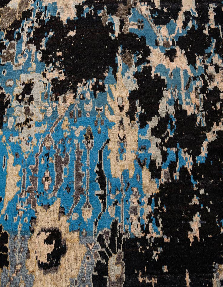 Detail image of 10' 2 x 14' 1  Hand Knotted Darya Wool Rug