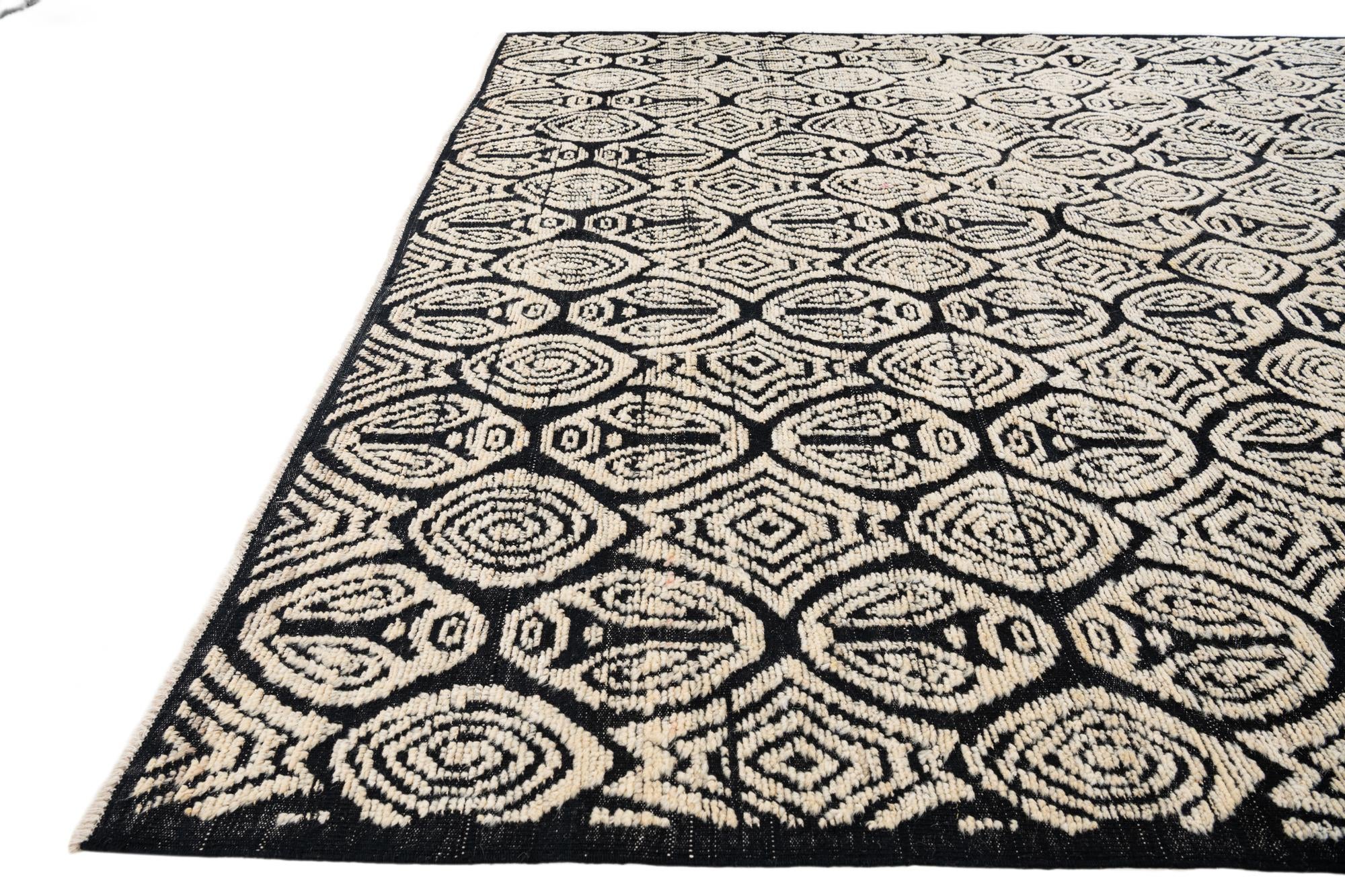 9' x 12' 2 Hand Knotted Darya Wool Rug