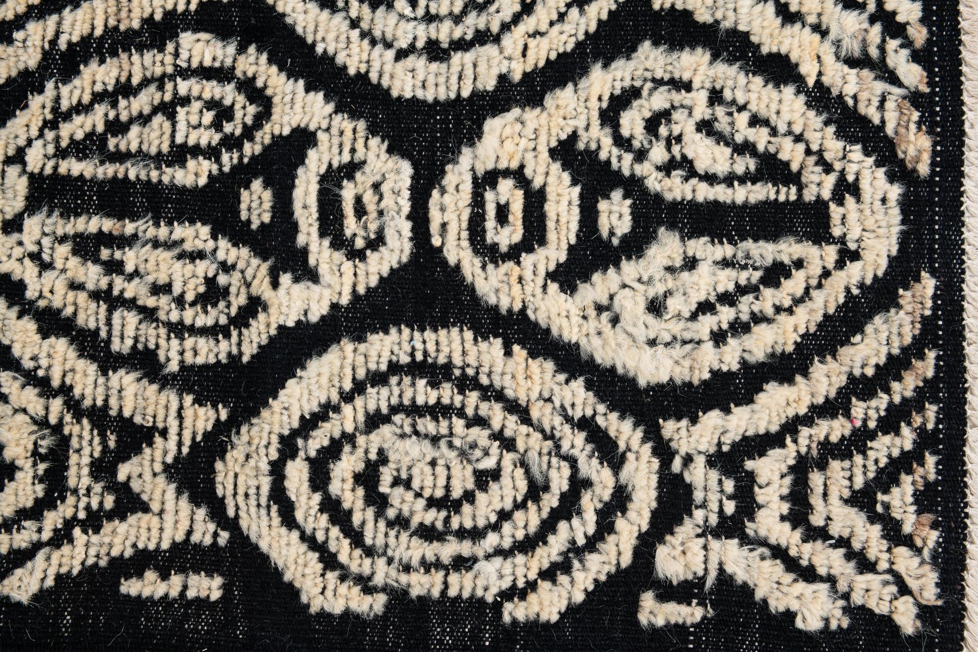 9' x 12' 2 Hand Knotted Darya Wool Rug