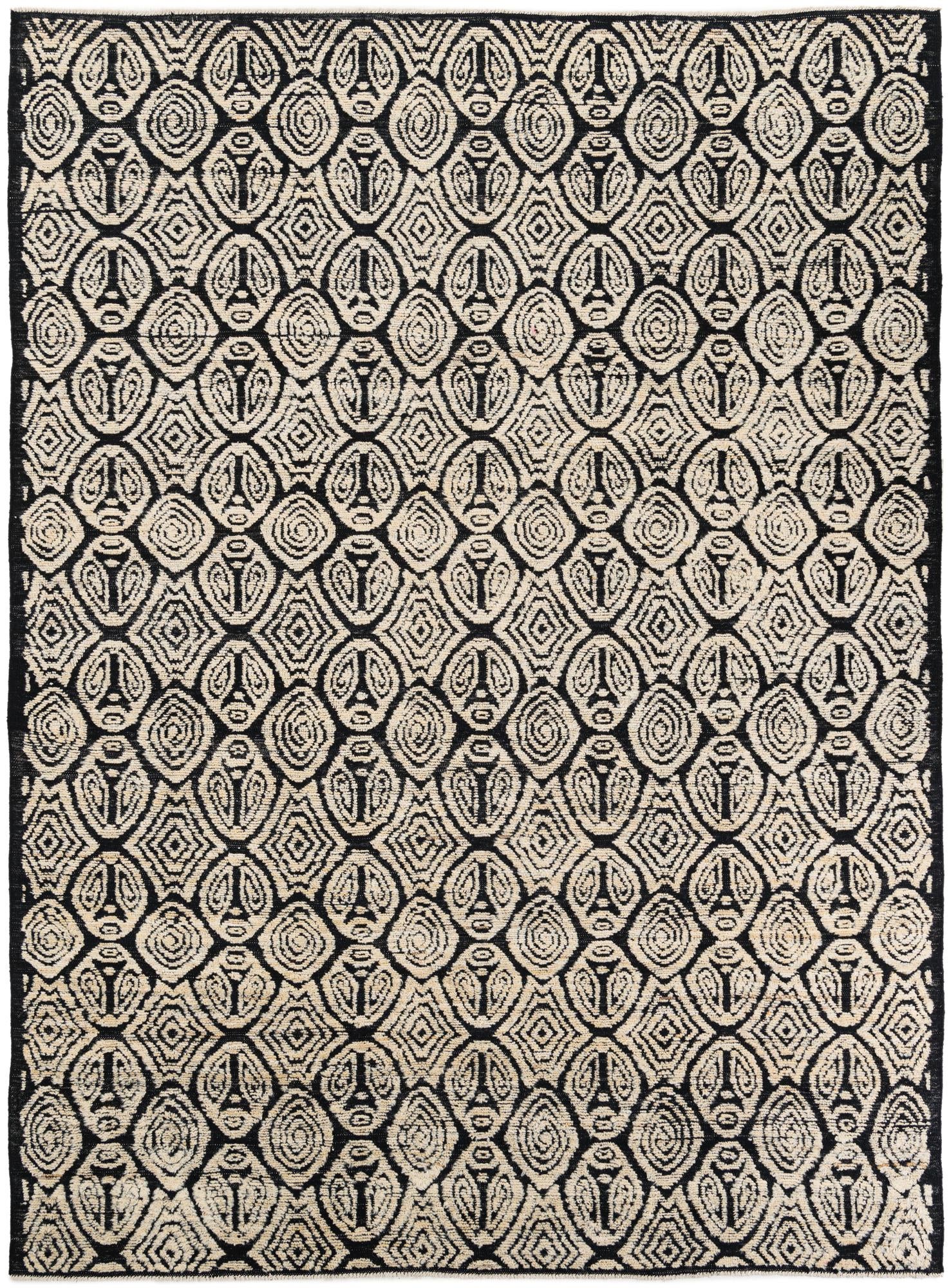 9' x 12' 2 Hand Knotted Darya Wool Rug