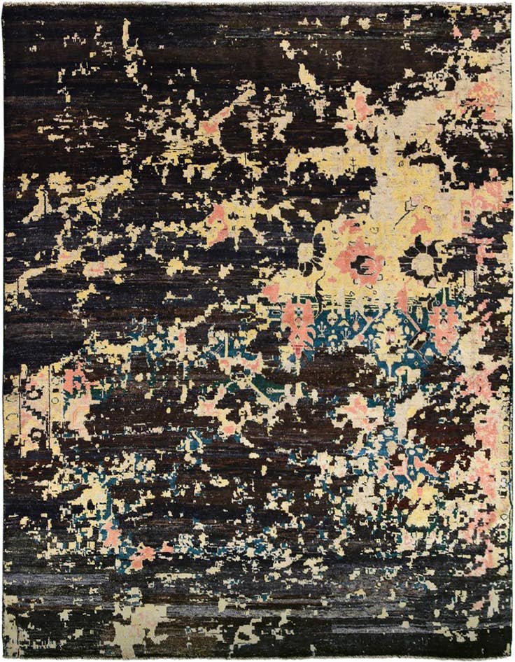 Detail image of 12' 7 x 15' 3 Hand Knotted Darya Wool Rug