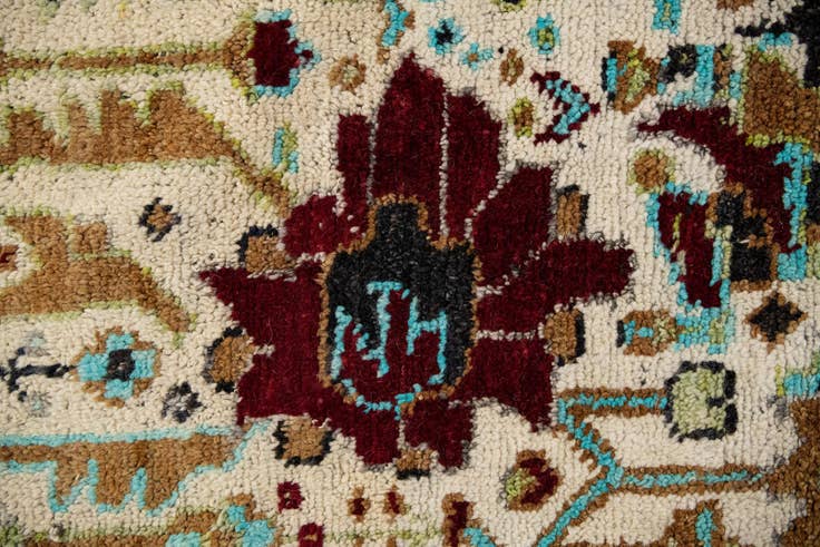 Detail image of 11' x 14' 2 Hand Knotted Darya Wool Rug