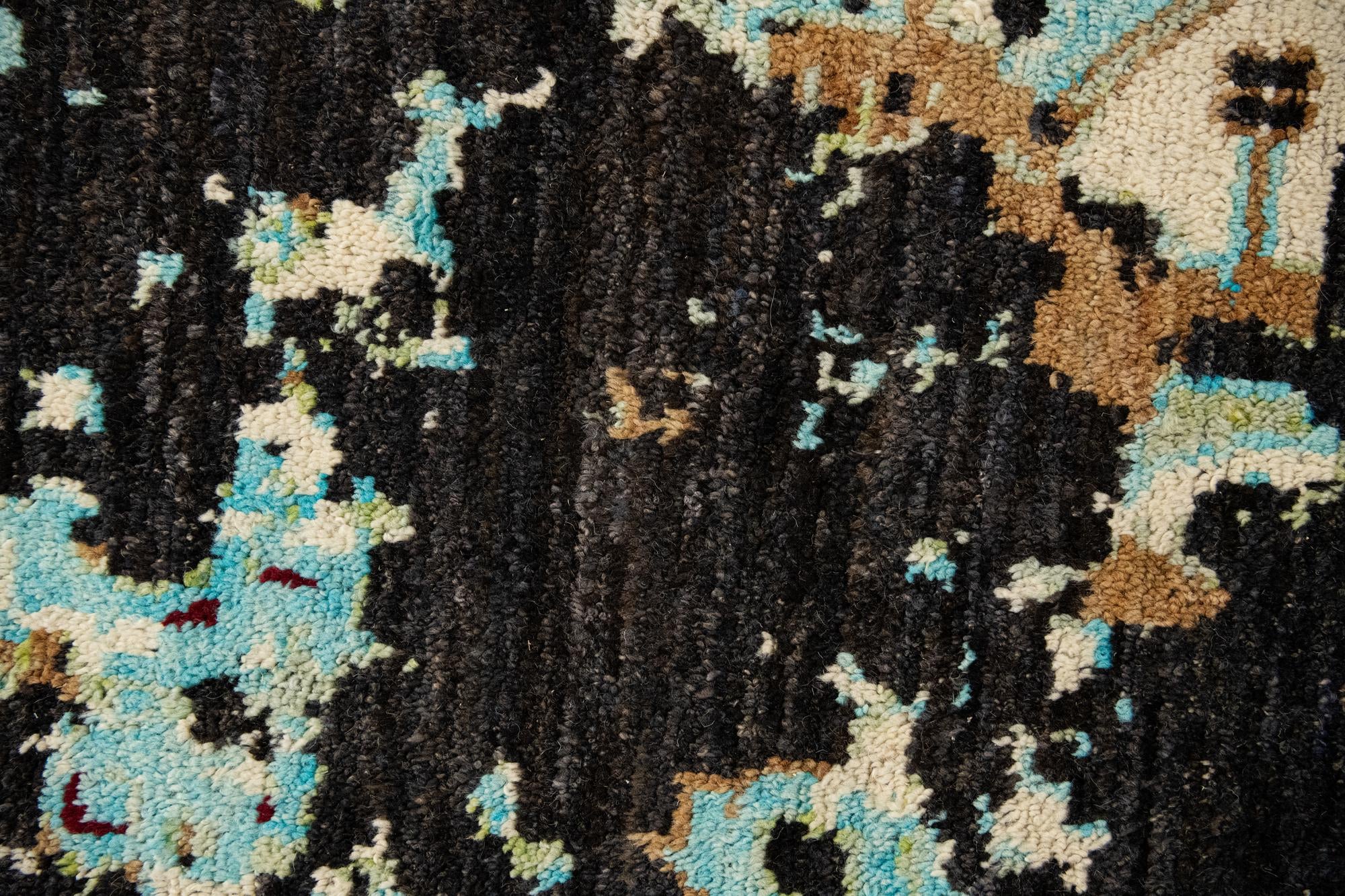 11' x 14' 2 Hand Knotted Darya Wool Rug