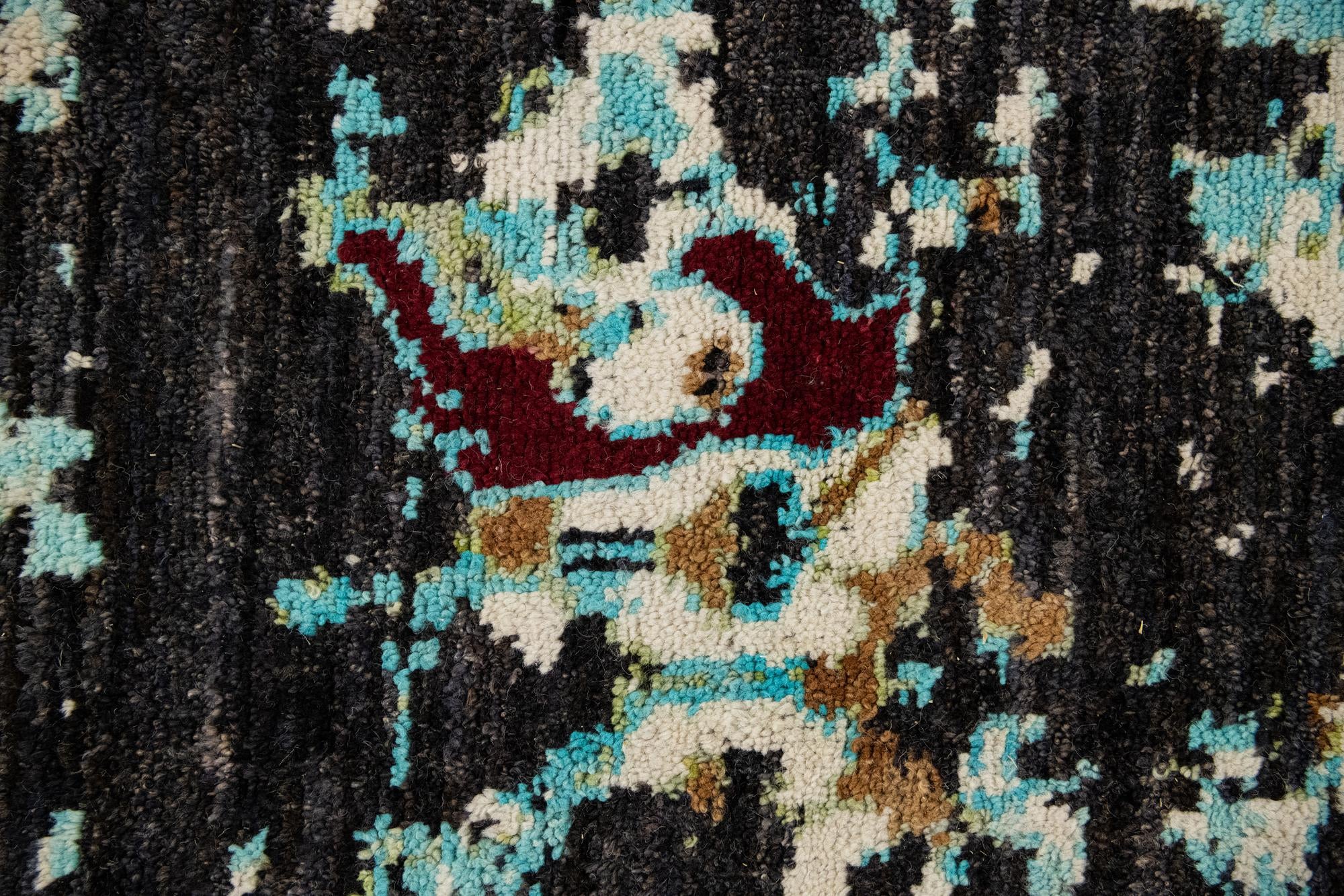 11' x 14' 2 Hand Knotted Darya Wool Rug