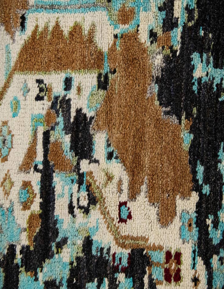 Detail image of 11' x 14' 2  Hand Knotted Darya Wool Rug