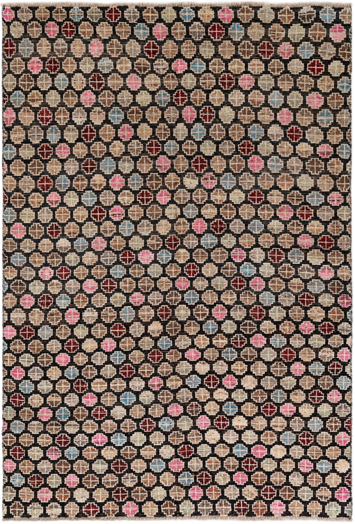 6' 1 x 9' Hand Knotted Darya Wool Rug