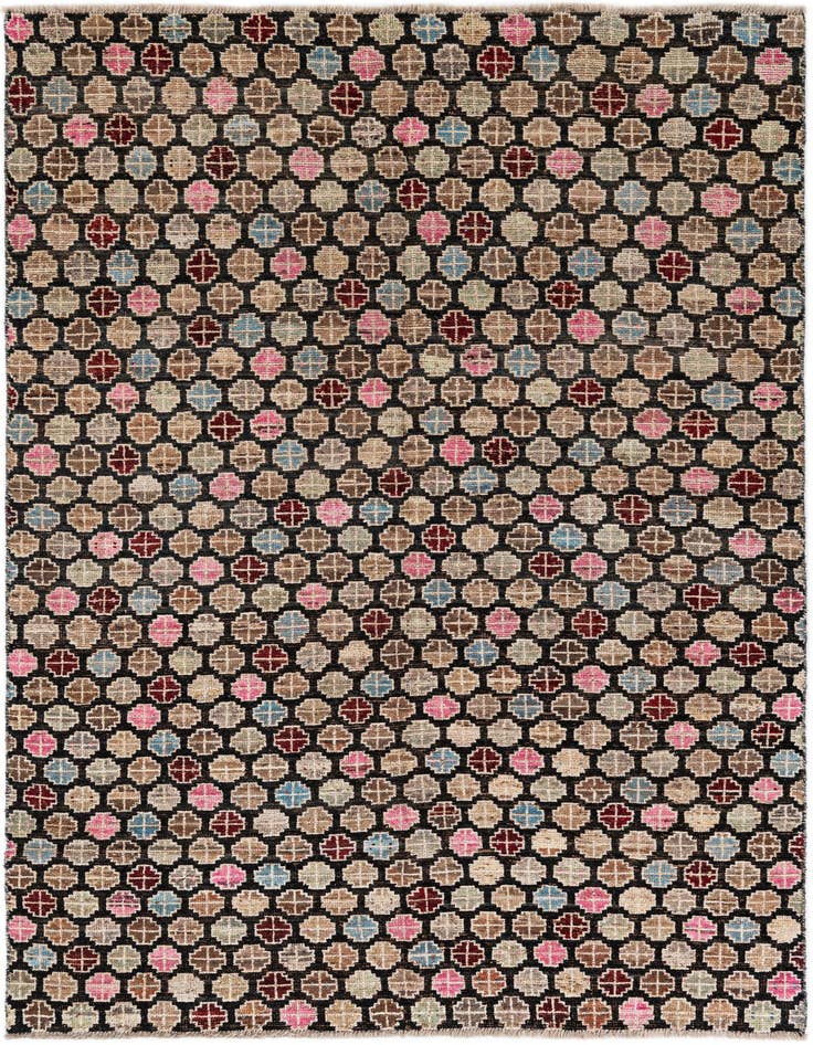 Detail image of 6' 1 x 9' Hand Knotted Darya Wool Rug