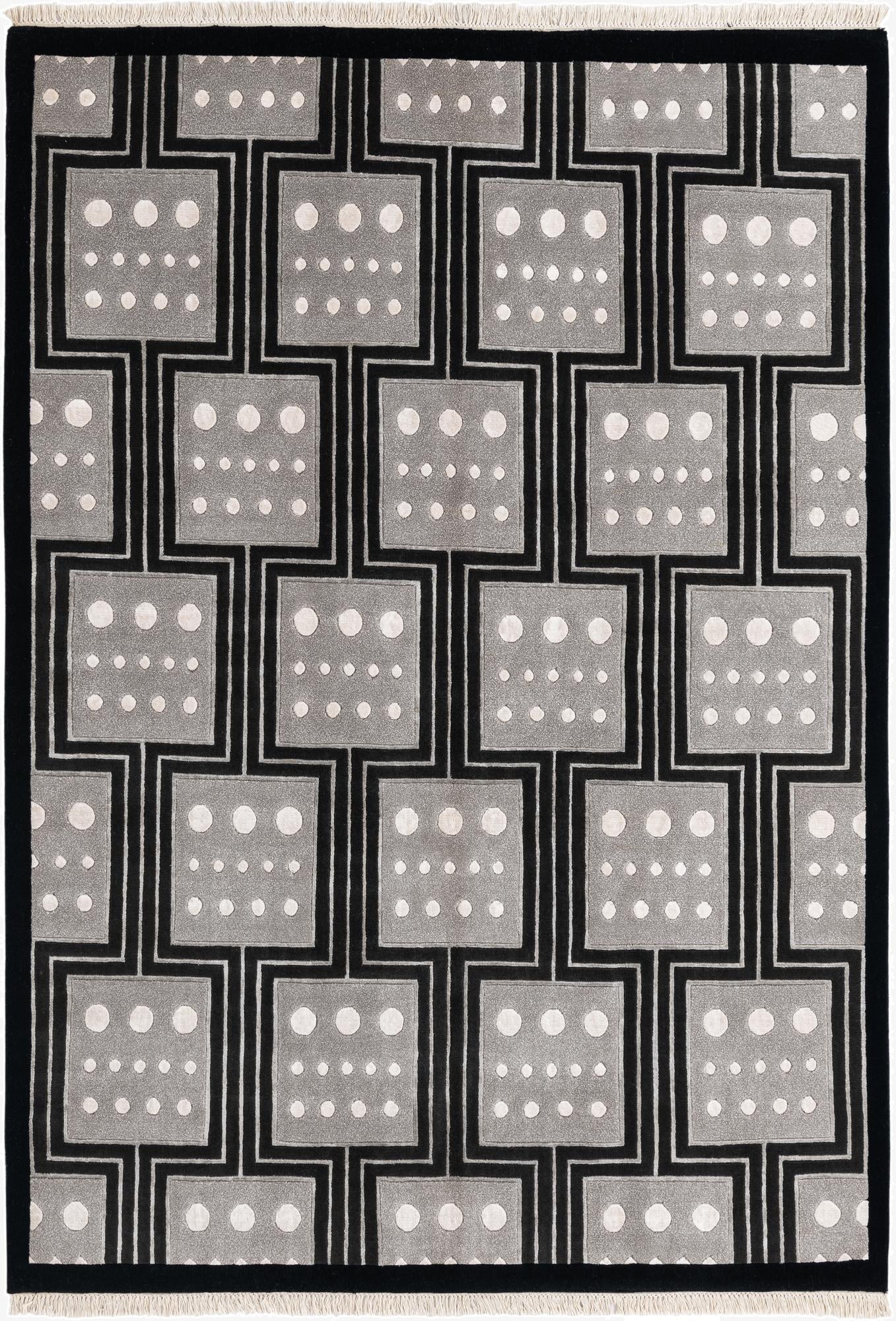 5' 6 x 8'  Hand Knotted Darya Wool Rug