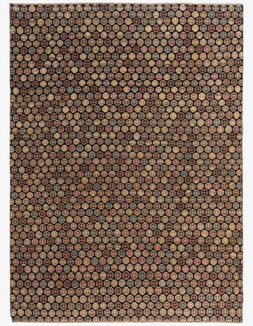9' x 12' 2 Hand Knotted Darya Wool Rug