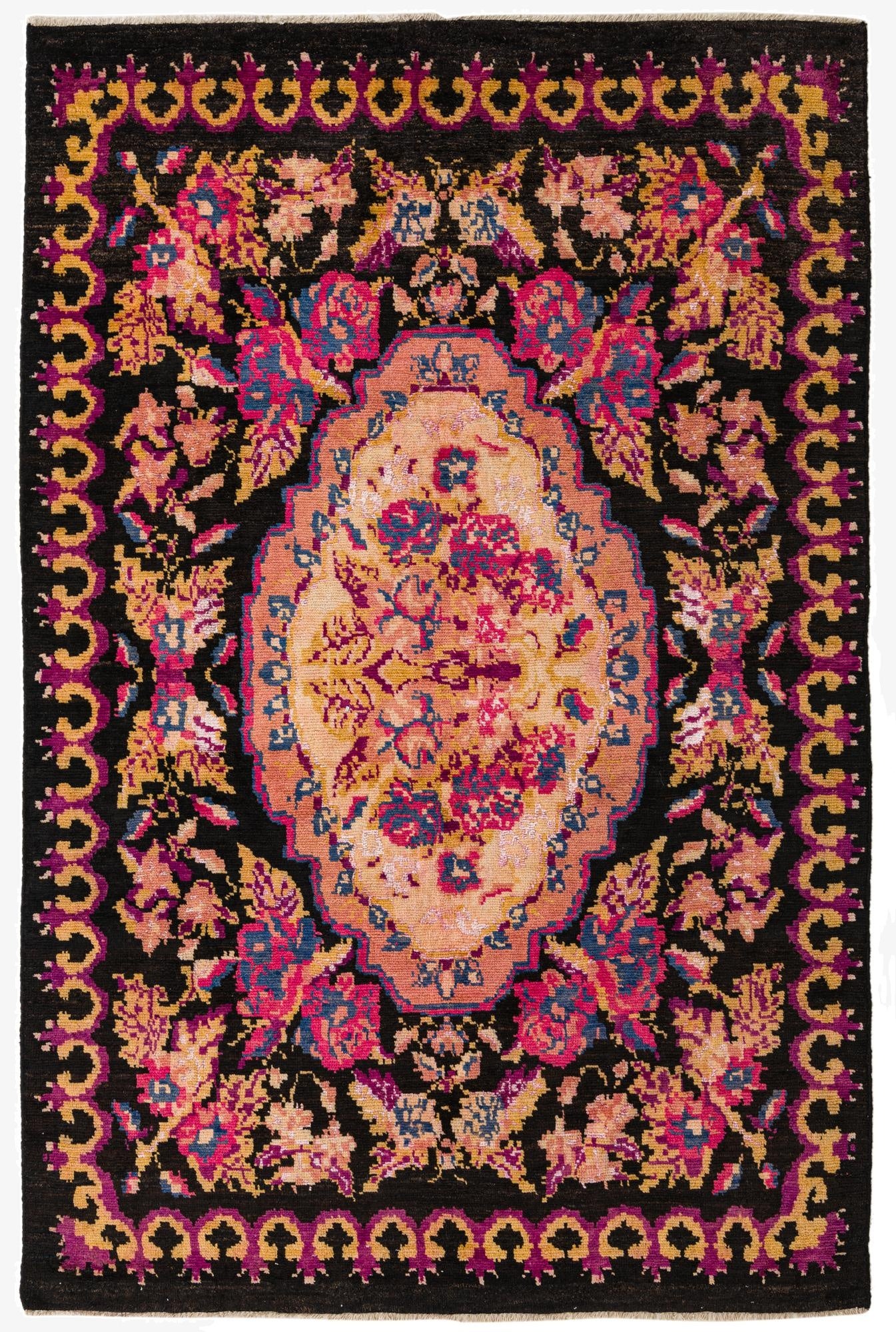 6' 4 x 9' 7  Hand Knotted Darya Rug