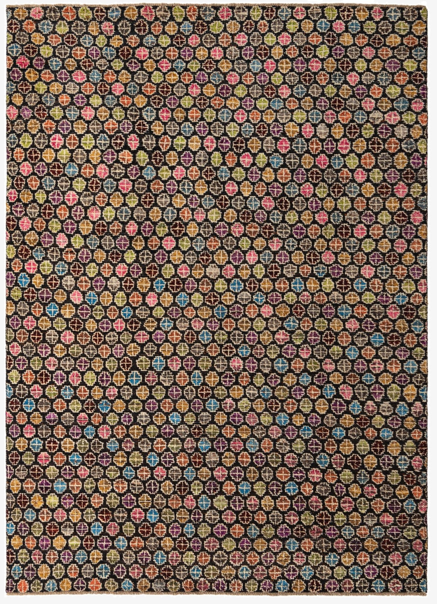 9' x 12' 3  Hand Knotted Darya Wool Rug