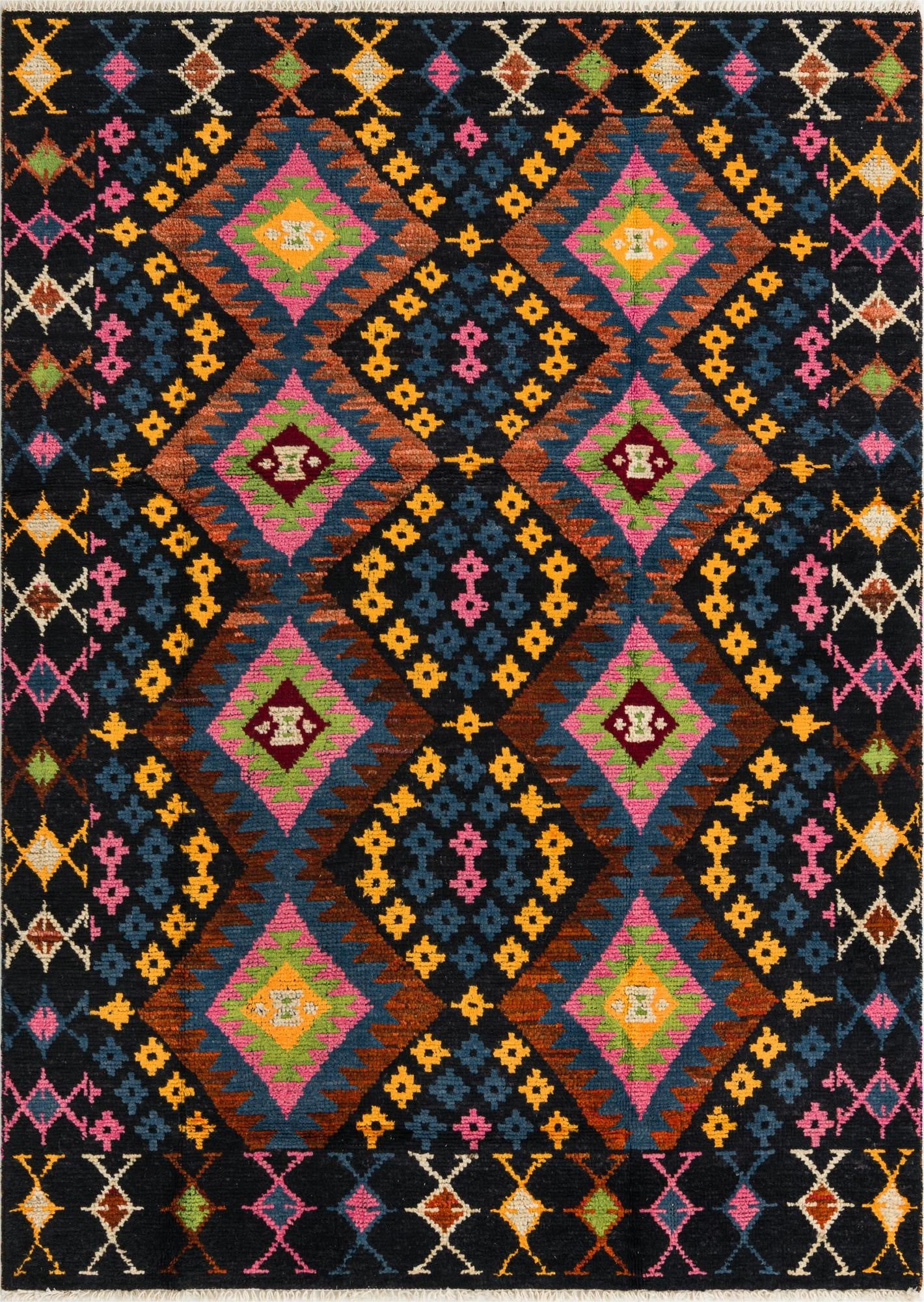 5' 8 x 8'  Hand Knotted Darya Rug