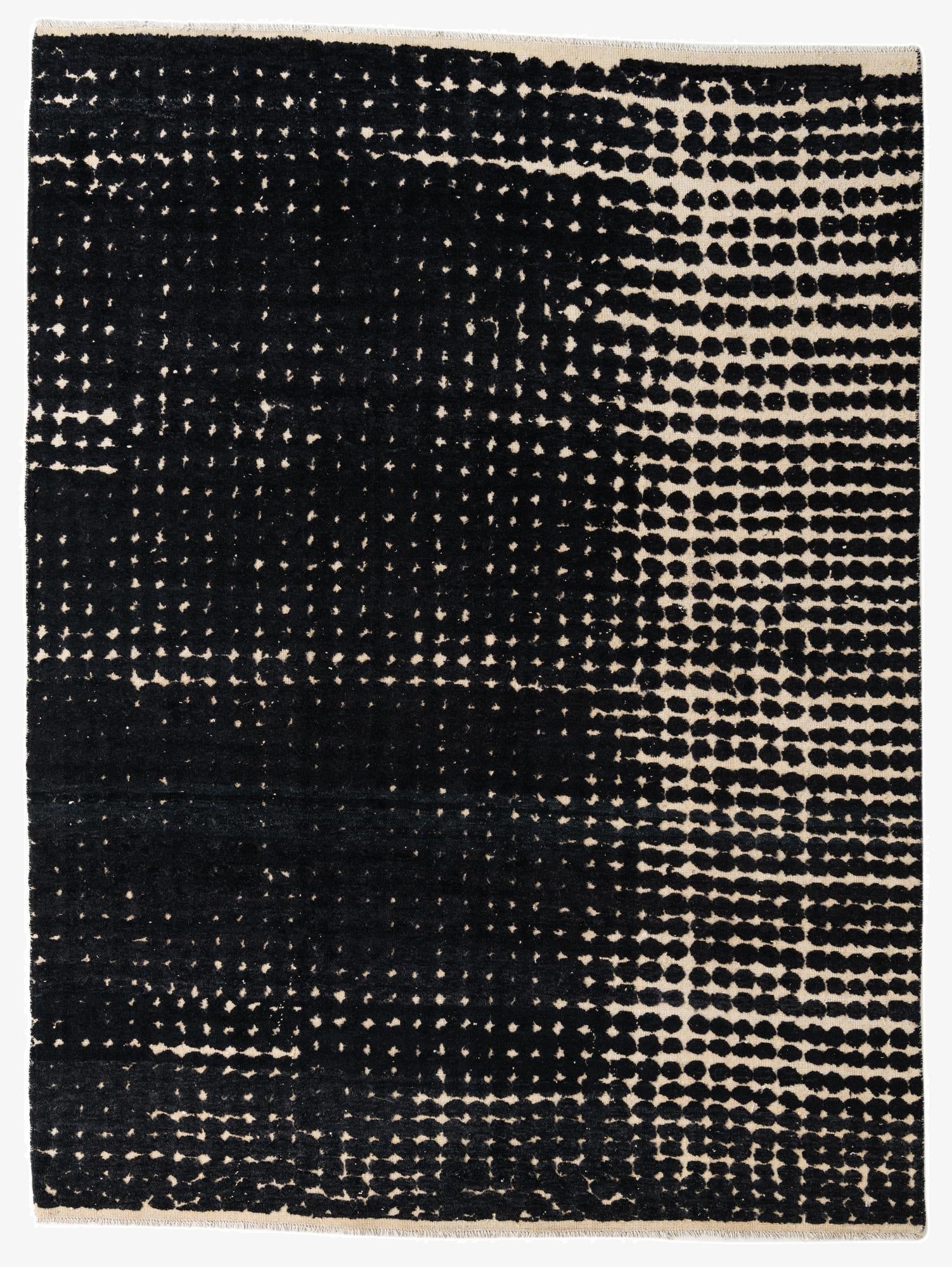 8' x 10' 6  Hand Knotted Darya Wool Rug