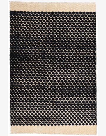 4' 11 x 7' 5 Hand Knotted Darya Wool Rug