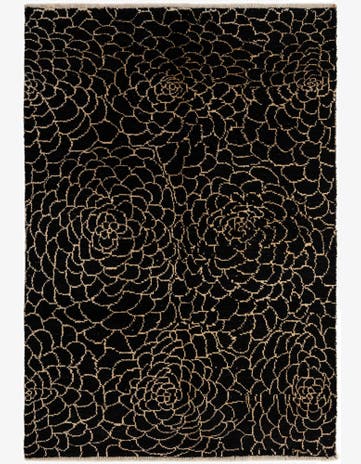 5' 8 x 8' 1 Hand Knotted Darya Wool Rug