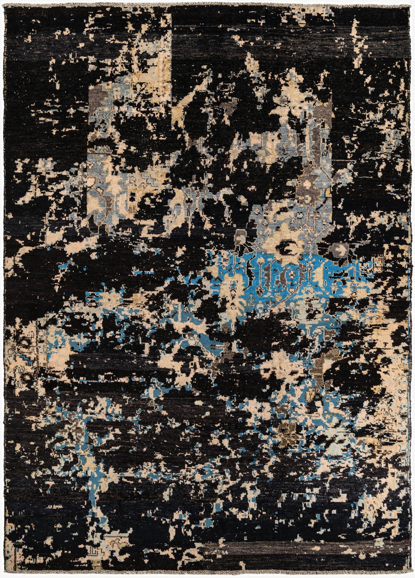 10' 2 x 14' 1  Hand Knotted Darya Wool Rug