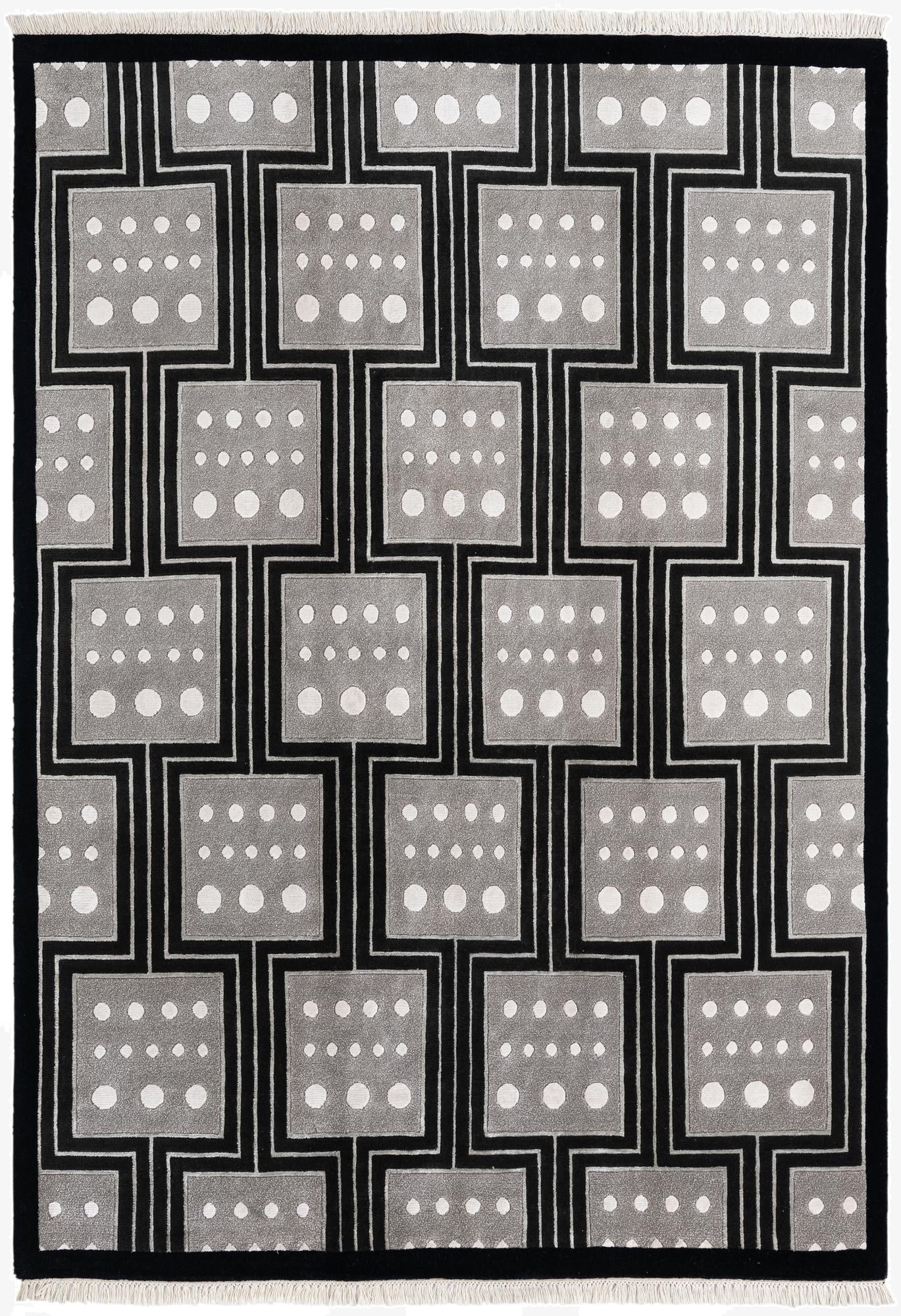 5' 6 x 7' 10  Hand Knotted Darya Wool Rug