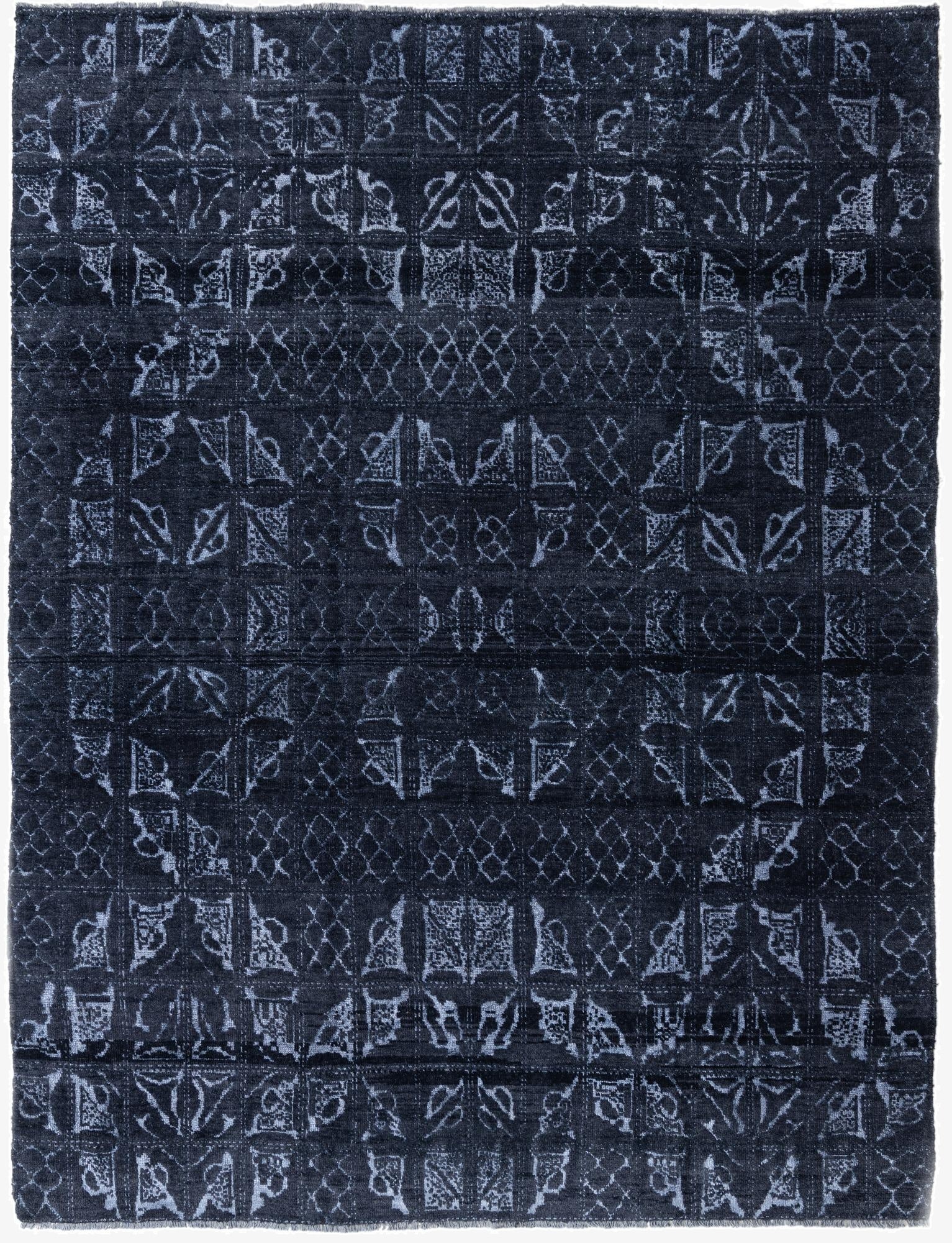 7' 8 x 10'  Hand Knotted Darya Wool Rug