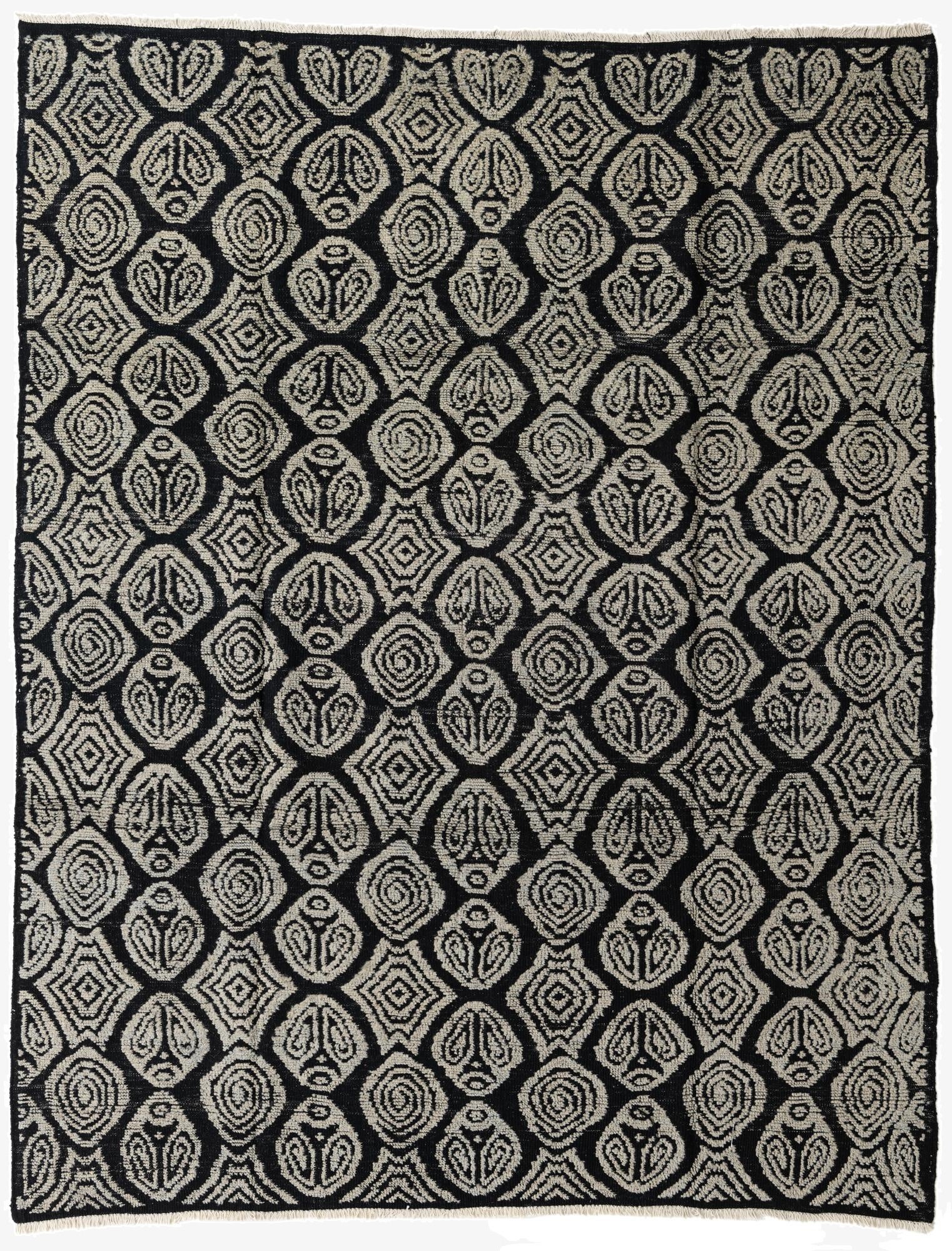 8' x 10' 2  Hand Knotted Darya Wool Rug