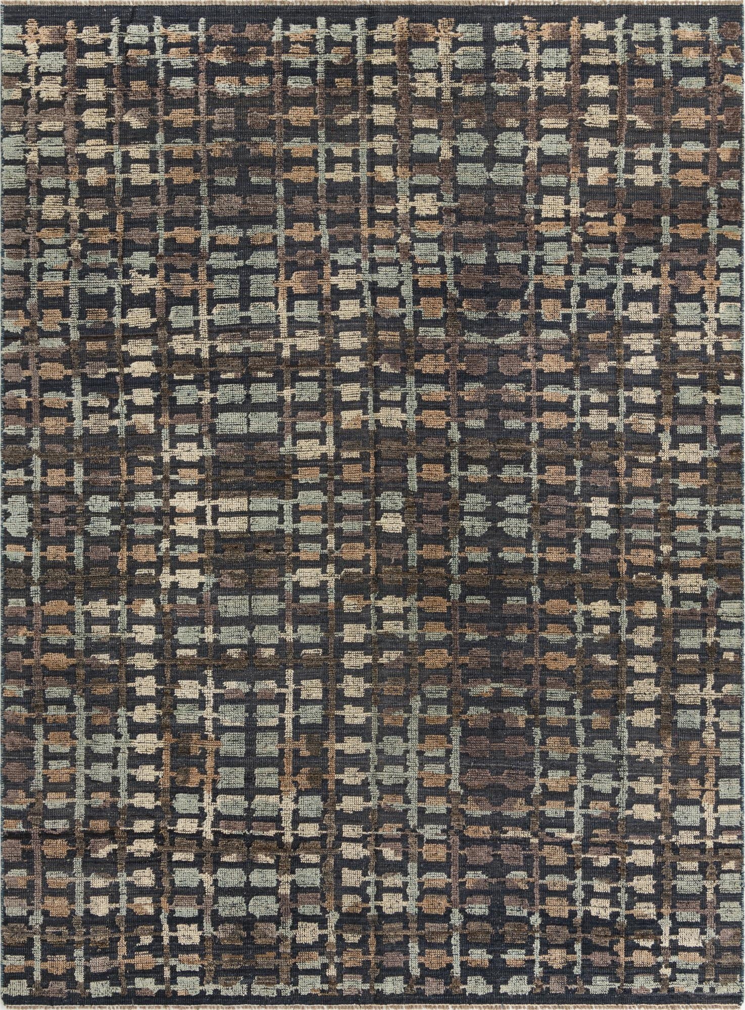 8' x 10' 9  Hand Knotted Darya Wool Rug