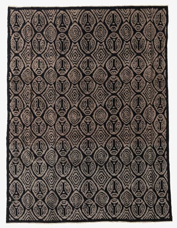 8' x 10' 7 Hand Knotted Darya Wool Rug