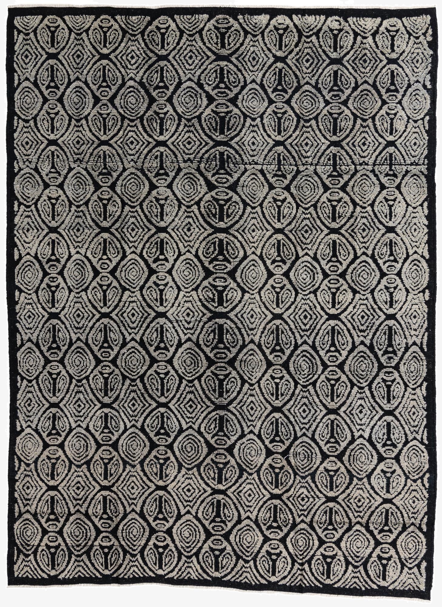 9' 1 x 12' 4  Hand Knotted Darya Wool Rug
