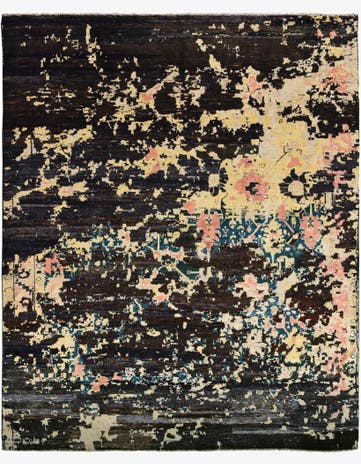 12' 7 x 15' 3 Hand Knotted Darya Wool Rug