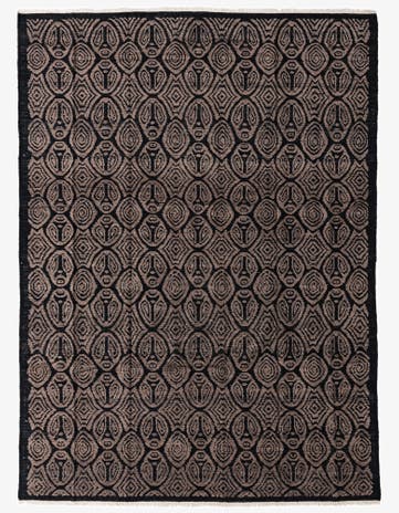 9' 4 x 12' 7 Hand Knotted Darya Wool Rug