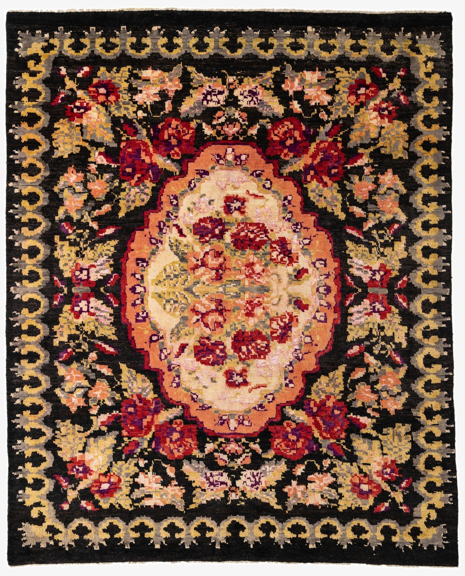 8' x 9' 9  Hand Knotted Darya Rug