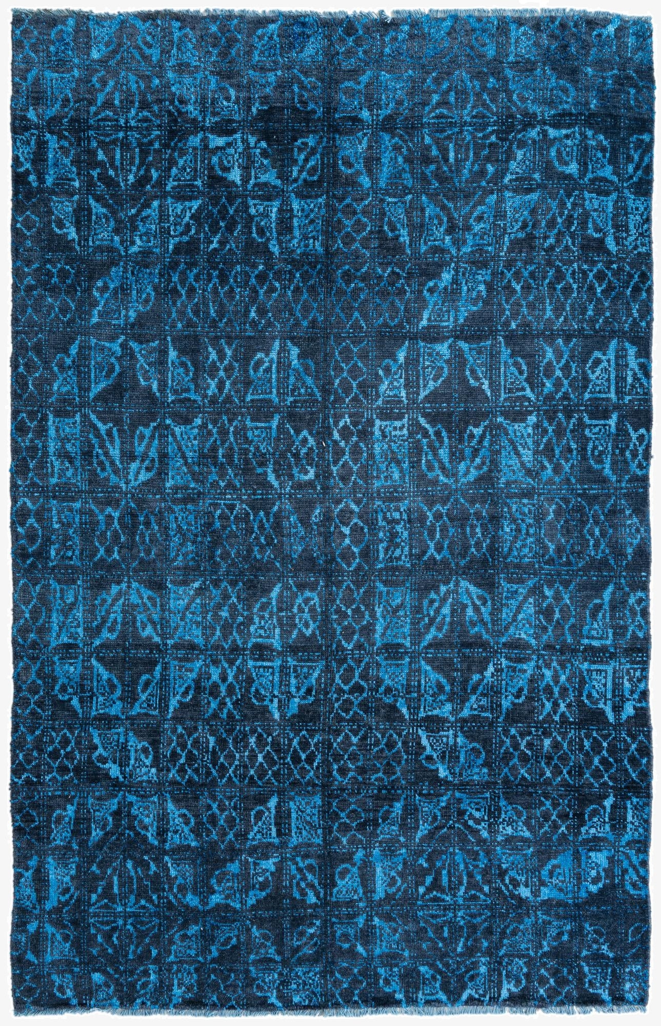 5' 8 x 9' 3  Hand Knotted Darya Rug