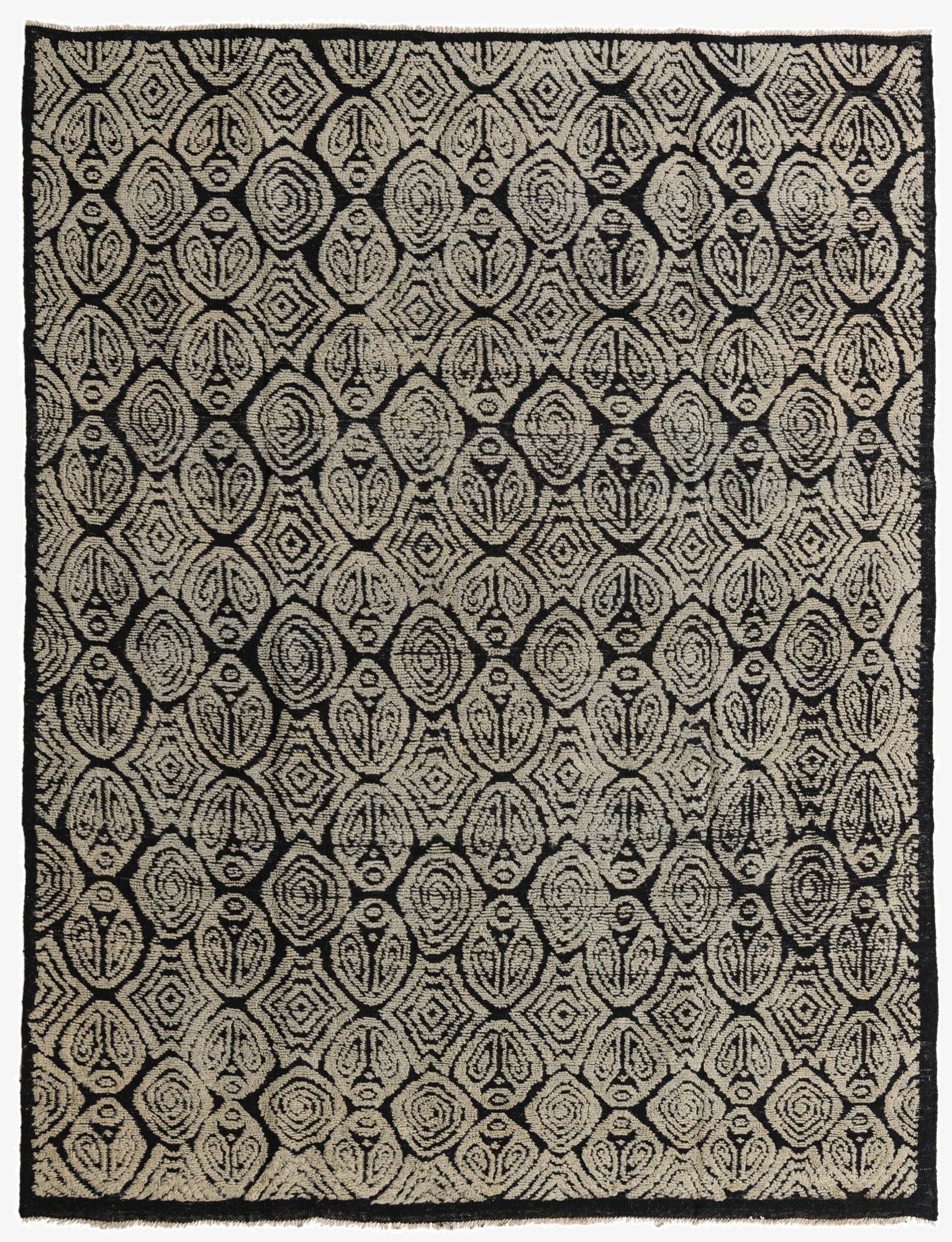 8' x 10' 4  Hand Knotted Darya Wool Rug