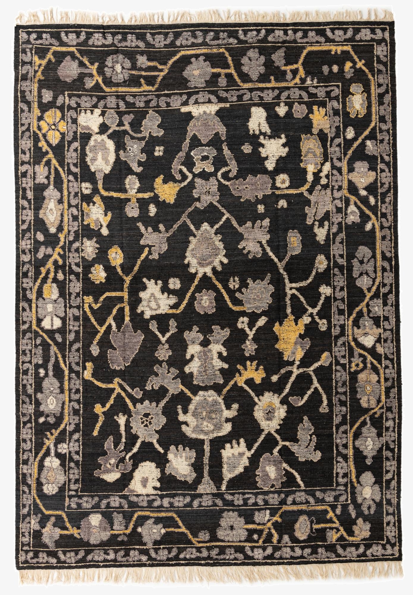 9' 1 x 12' 9  Hand Knotted Darya Wool Rug
