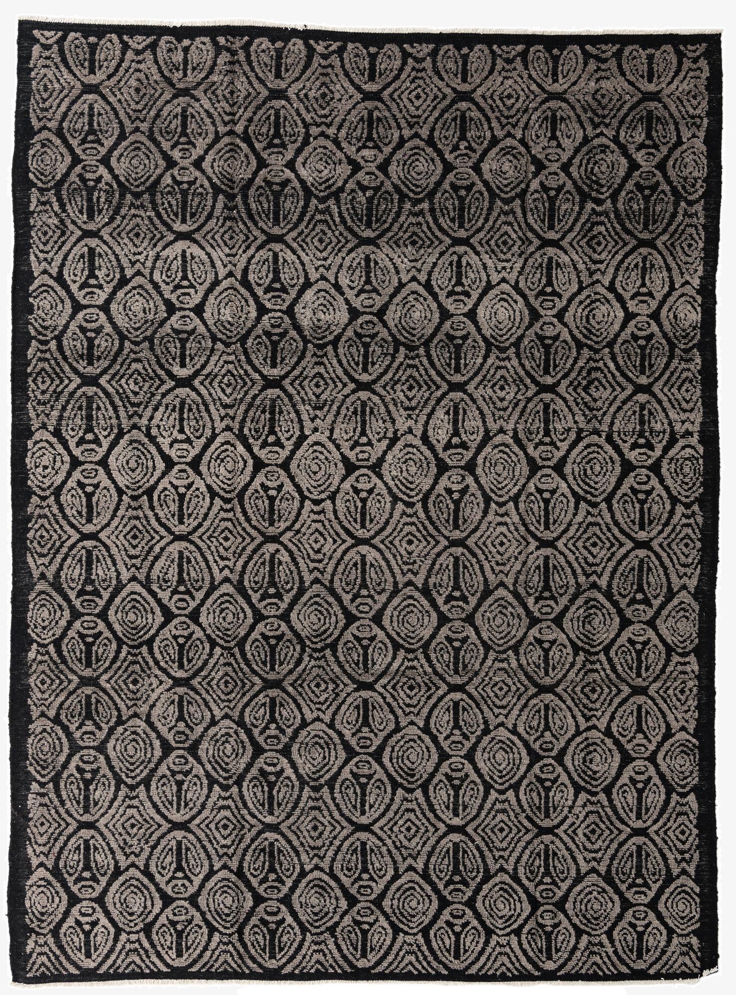 9' 1 x 12' 4  Hand Knotted Darya Wool Rug