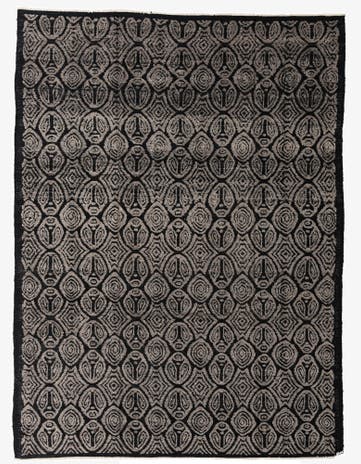 9' 1 x 12' 4 Hand Knotted Darya Wool Rug