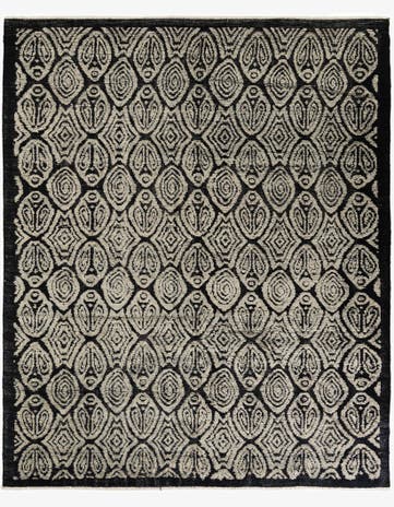 8' 10 x 10' 6 Hand Knotted Darya Wool Rug