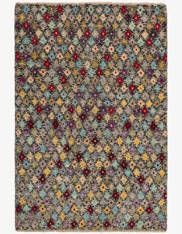 4' x 6' Hand Knotted Darya Wool Rug