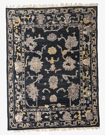 9' 6 x 12' 6 Hand Knotted Darya Wool Rug